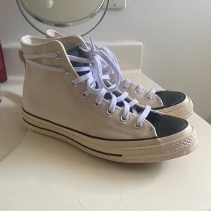 Fear of god x converse size 9.5 ivory cream